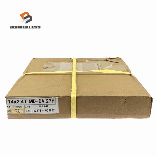 セット mikasa ミカサ 三笠産業 ダイヤモンドブレード MD DA 14インチ 乾式 アスファルト ダイアモンドブレード119439