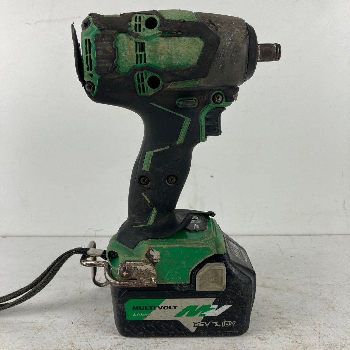  ЗЗHiKOKI ハイコーキ 36 v 12.7 mm インパクトレンチ バッテリーx 2 充電器 ケース付 WR DC グリーン 電動インパクトレンチ ドリル ドライバー レンチ