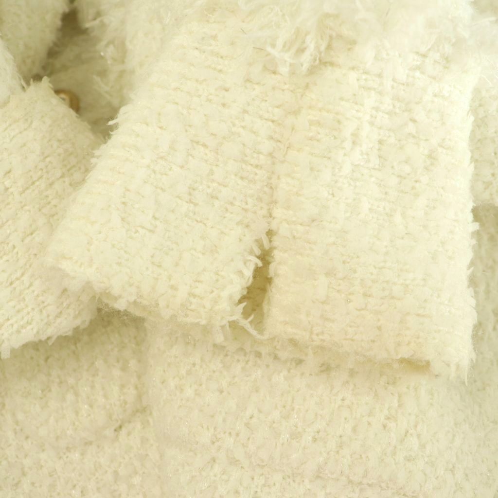 アプワイザーリッシェ Apuweiser-riche 23AW ラメツイードニット