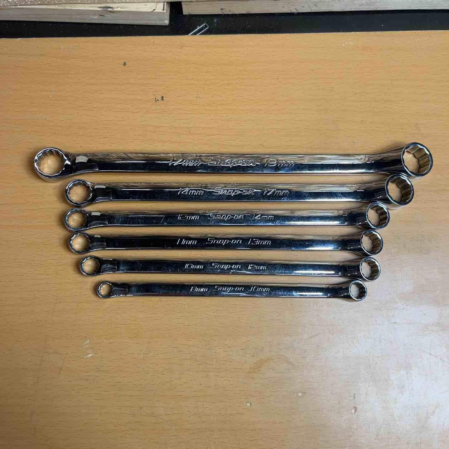 スナップオン Snap on メガネレンチ XBM 810 A 1012 1113 1214 1417 1719 6点セット