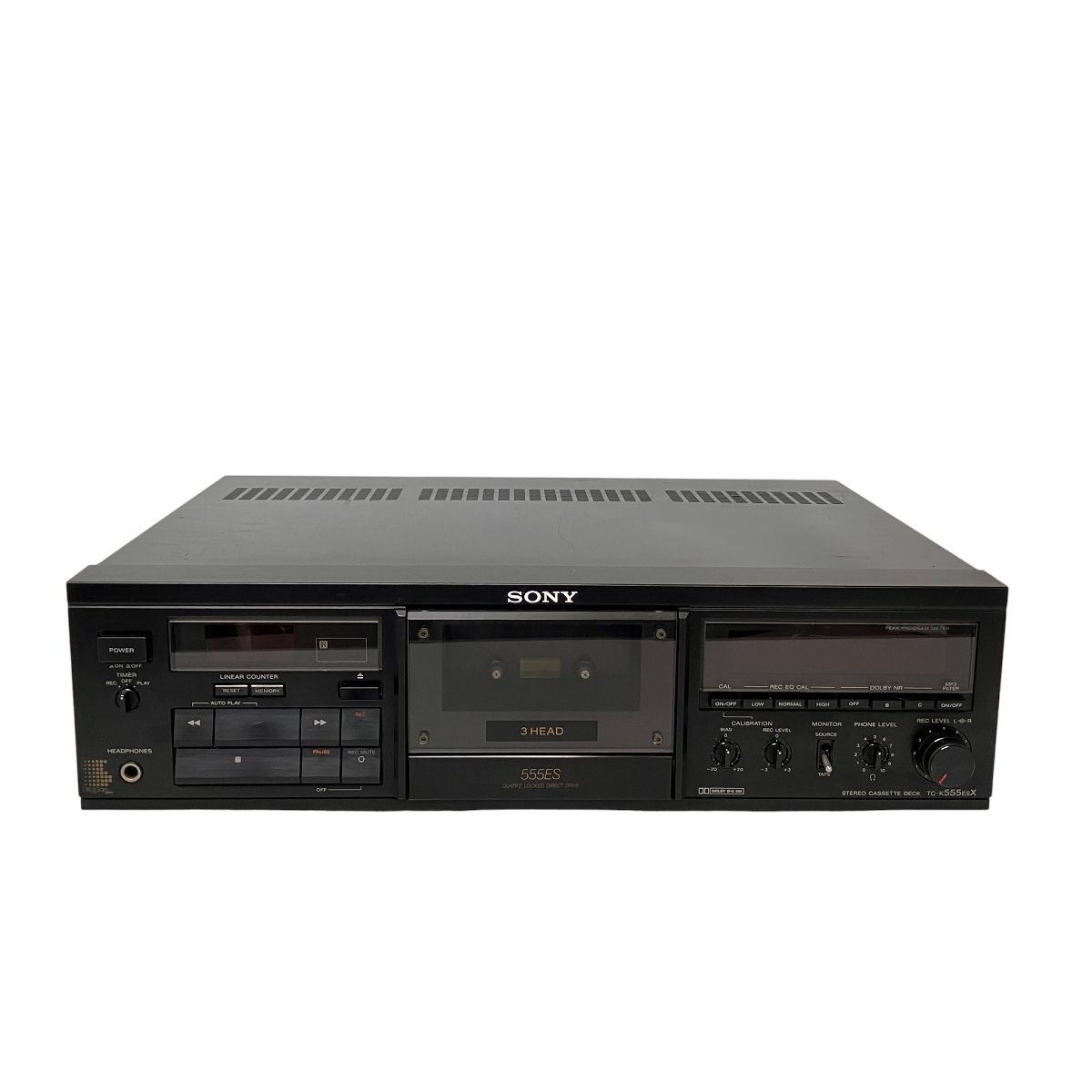 SONY TC K 555 ESX ステレオ カセットデッキ 音響機材 オーディオ ソニー