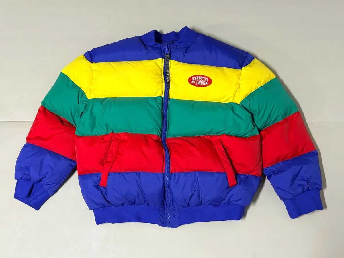 アイスビスケット COLORブロック ダウン リバーシブルダウン 155