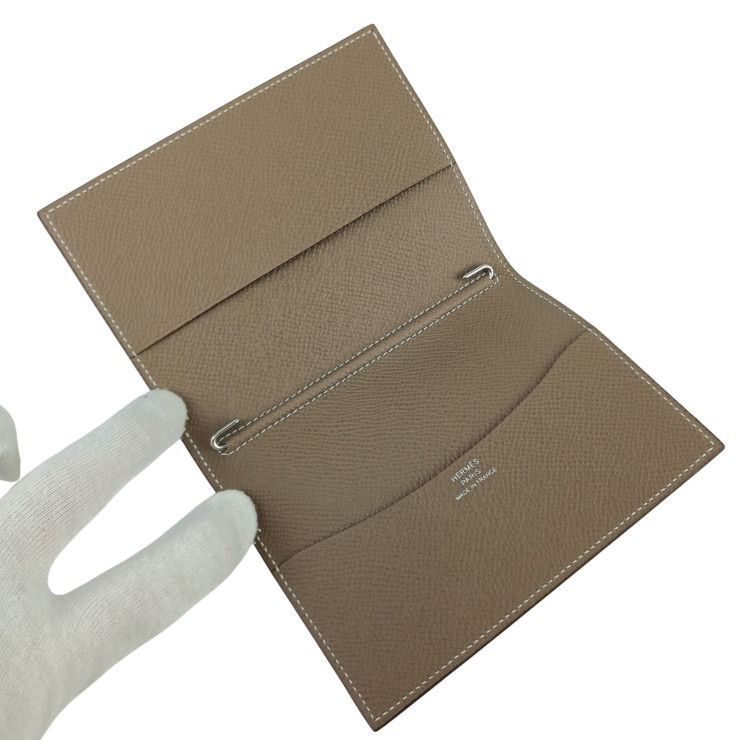  HERMES エルメス 手帳カバー AGENDA アジェンダ GM ETOUPE エトゥープ エプソン ユニセックス バインダー 封筒紙 手帳カバー 手帳 日記 家計簿
