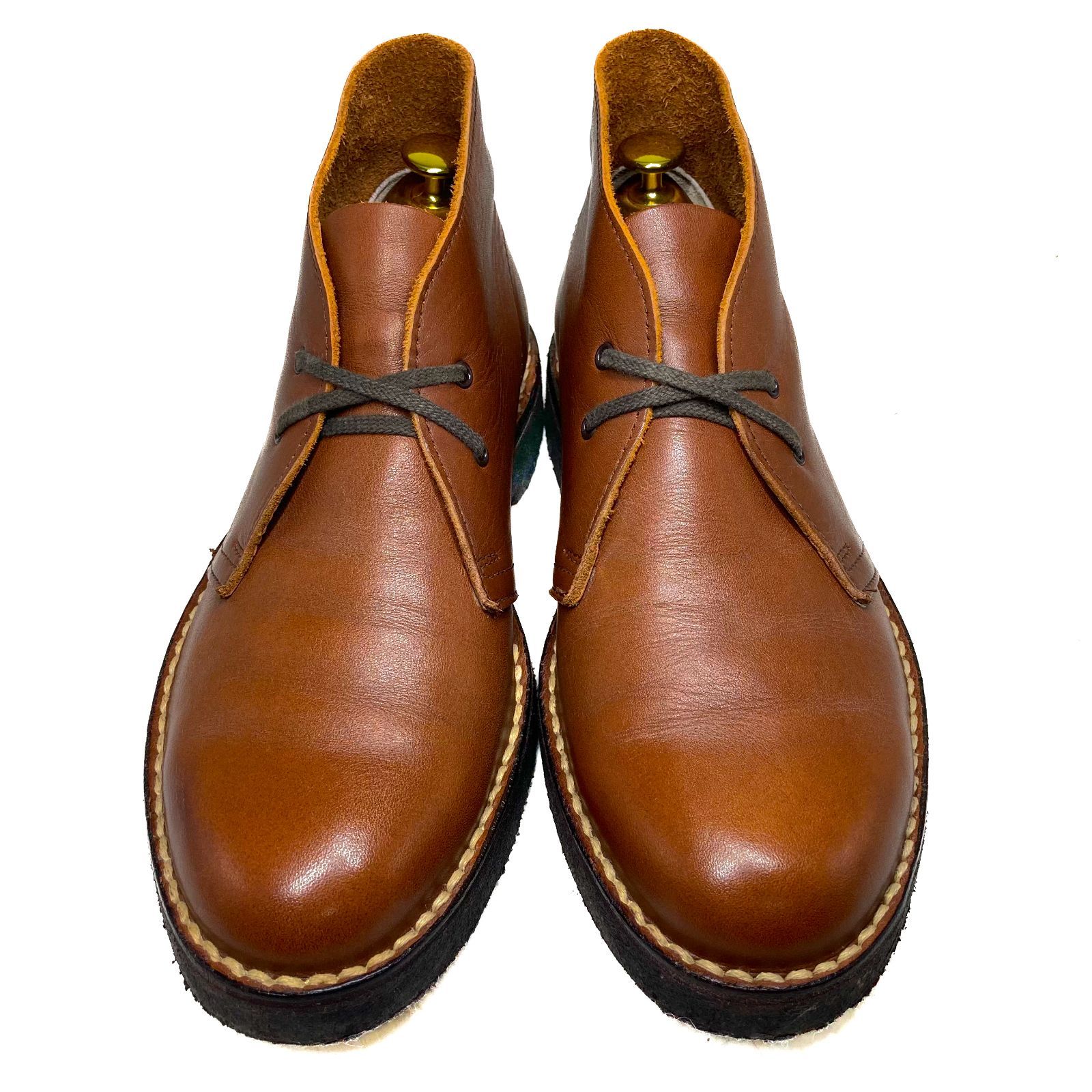 REGAL リーガル レザーチャッカブーツ クレープソール J 327 茶 ブラウン 25 5 cm 革靴 ブーツ ドレス カジュアル 本革 本皮 メンズ