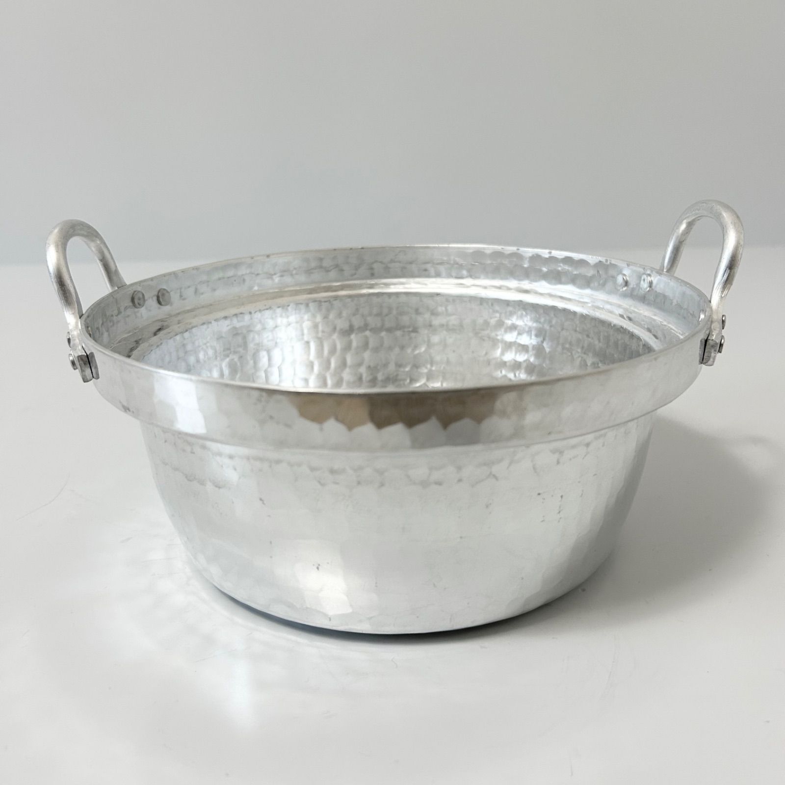 京都 有次特製 手打鍋 アルミ 段付き鍋 両手鍋 アルミニウム - メルカリ