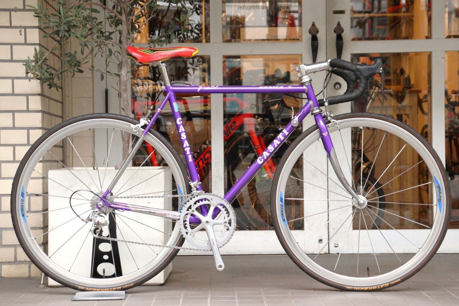 カザーティ CASATI ジーニアス GENIUS 1995モデル カンパニョーロ レコード 8 S スチール ロードバイク 20