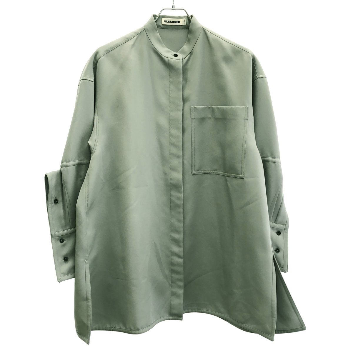 JIL SANDER ジルサンダー 19SS バンドカラーオーバーサイズシャツ