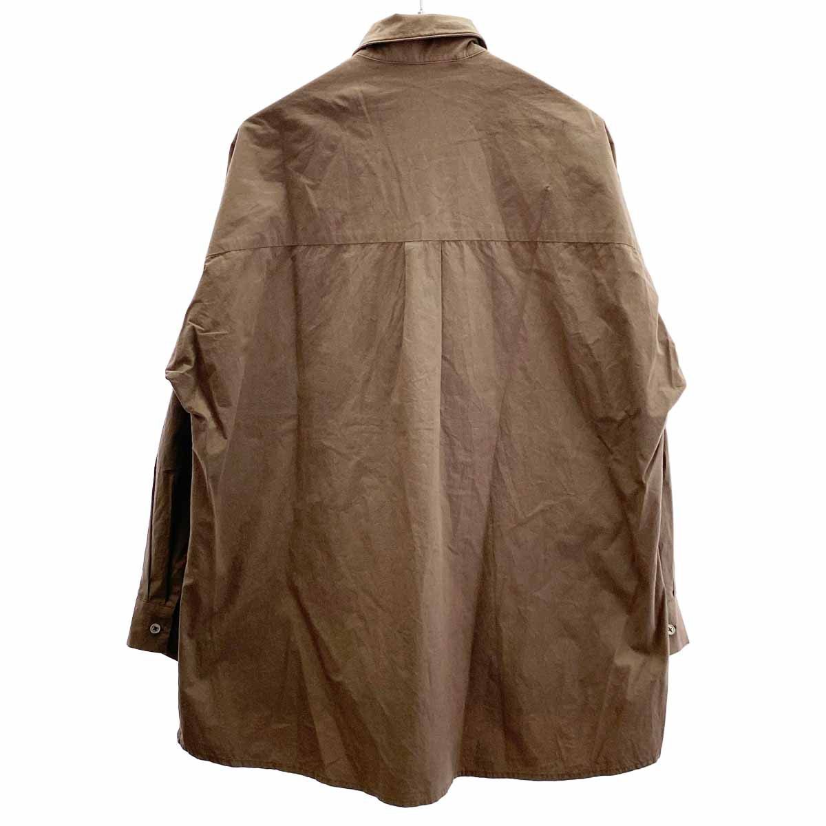 【新品】Deuxieme Classe conventional シャツ 茶 新品】Deuxieme Classe conventional シャツ 茶