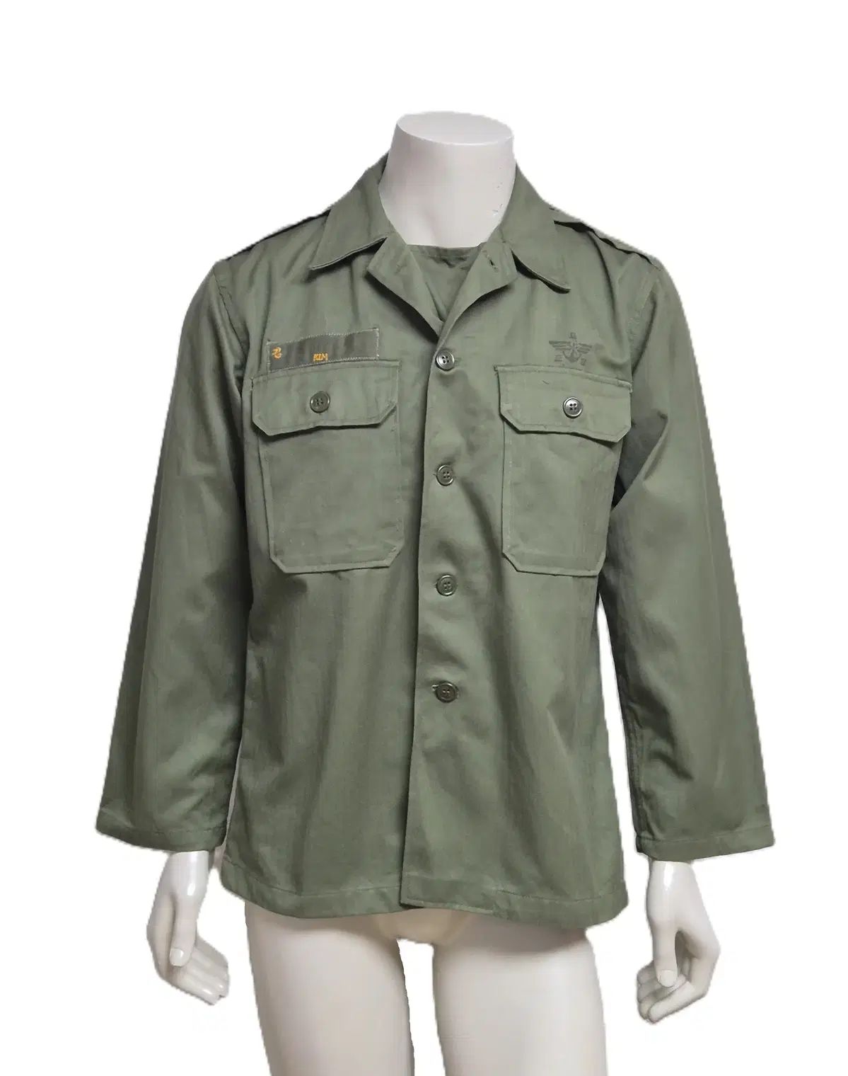 ミリタリー 旧モデル 70年代 無地 軍服 トップス ジャケット L