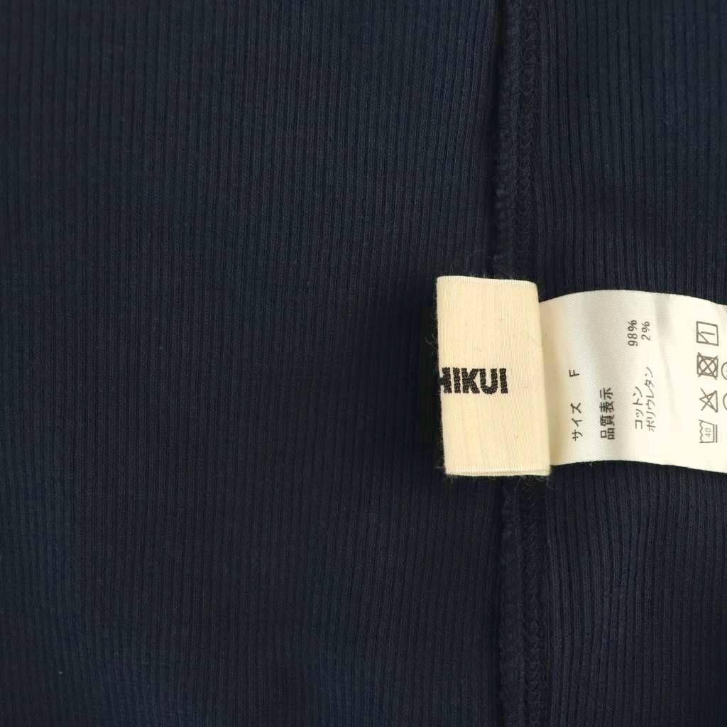 シシクイ SHISHIKUI holed topp トップス カットソー 長袖 F ネイビー