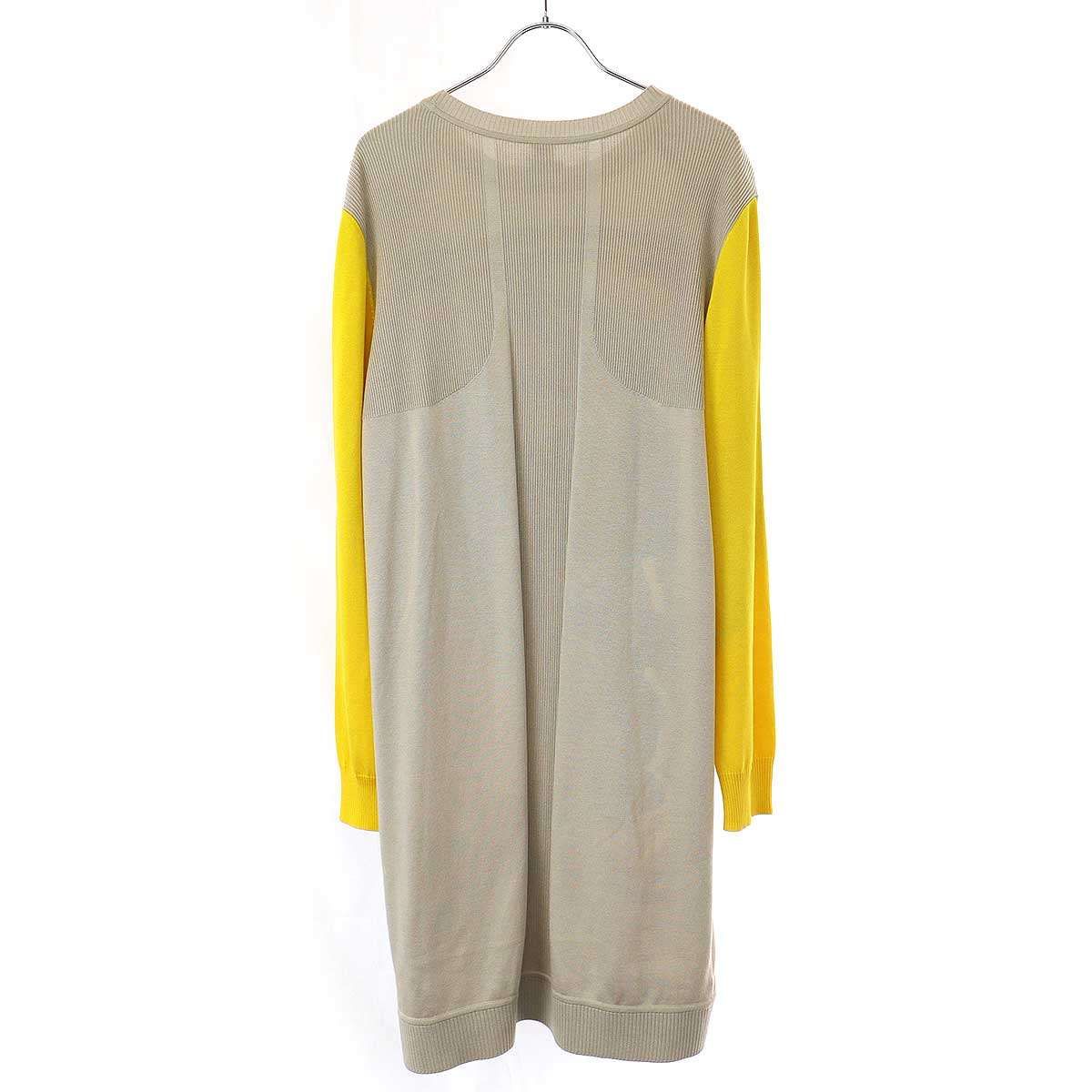 HERMES エルメス 19AW ツイルレーヌ シルクニットワンピース ミックス