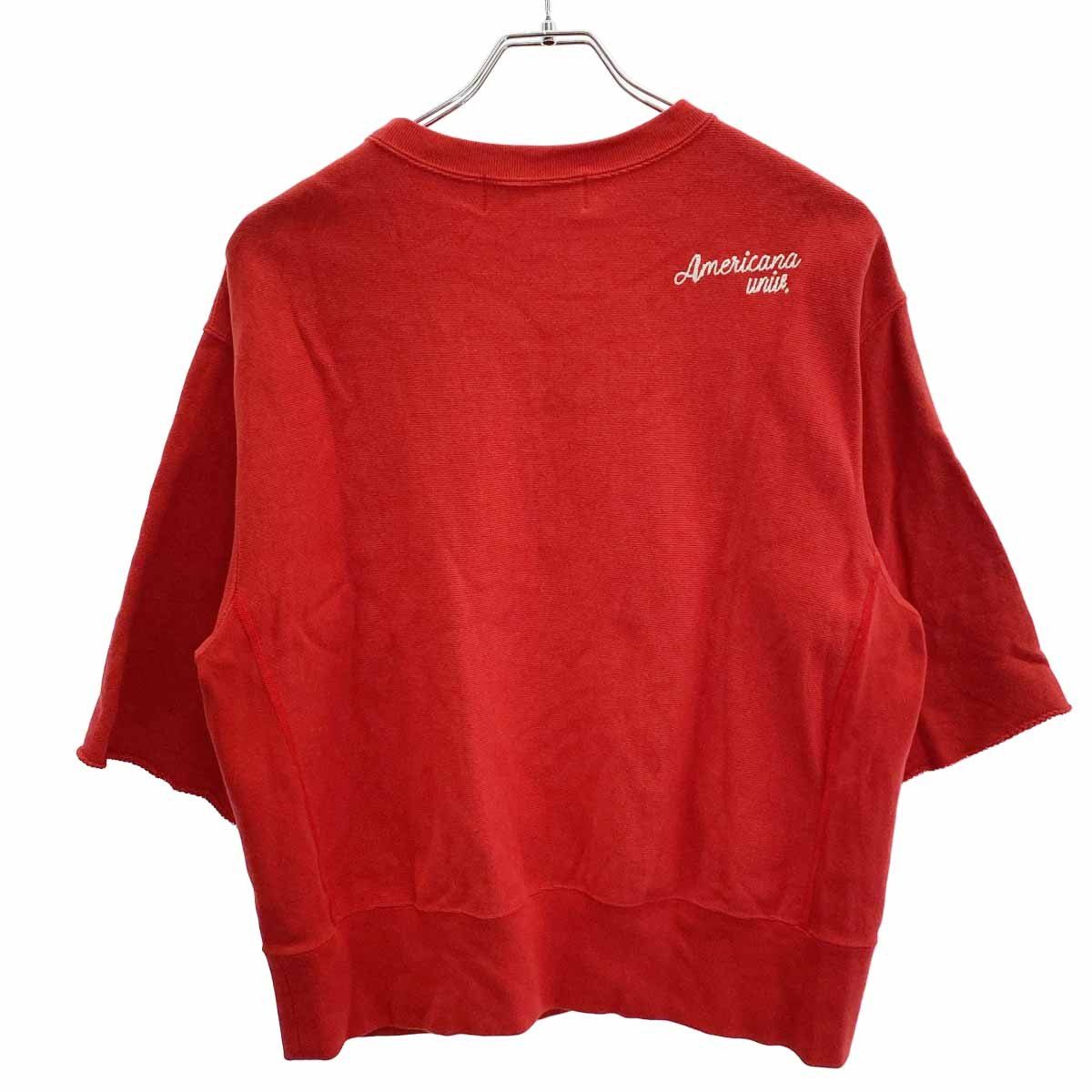 Americana アメリカーナ カットオフスウェット レッド F - メルカリ