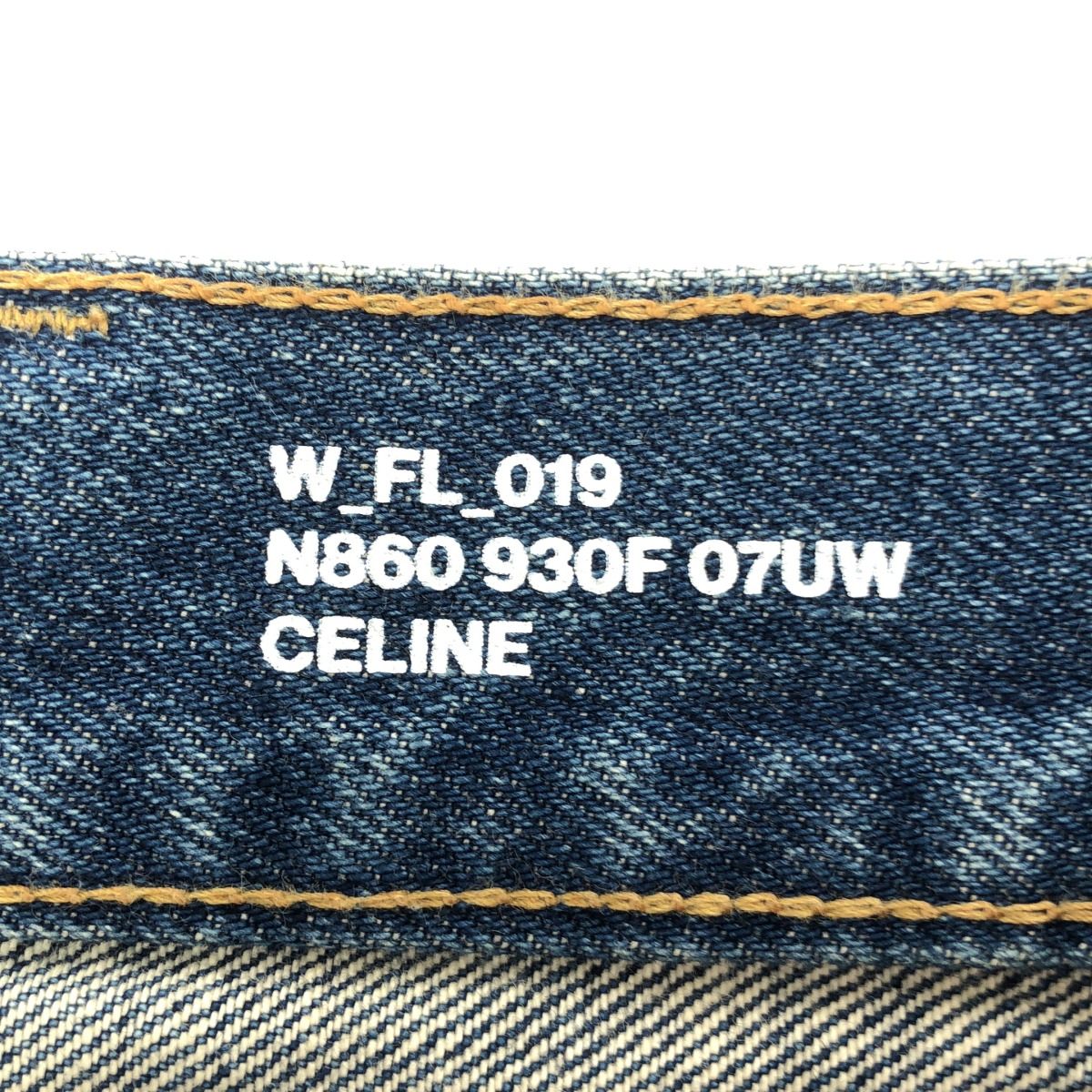 CELINE セリーヌ W_FL_19 マーガレットストレーデニムパンツ N860 930F