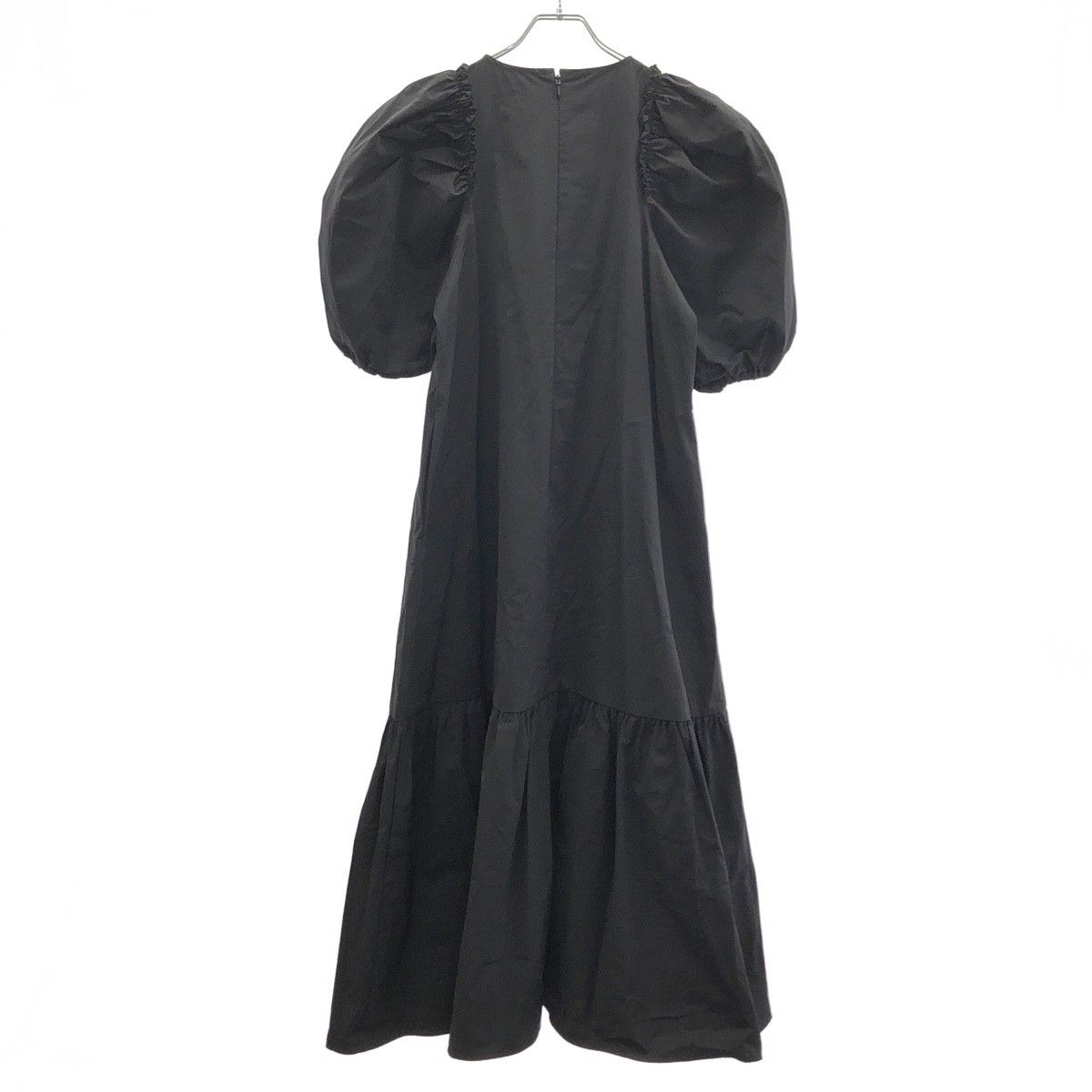 DOUBLE ダブル クロージング 23 SS バルーンスリーブワンピース 0501 180 233 ブラック 38