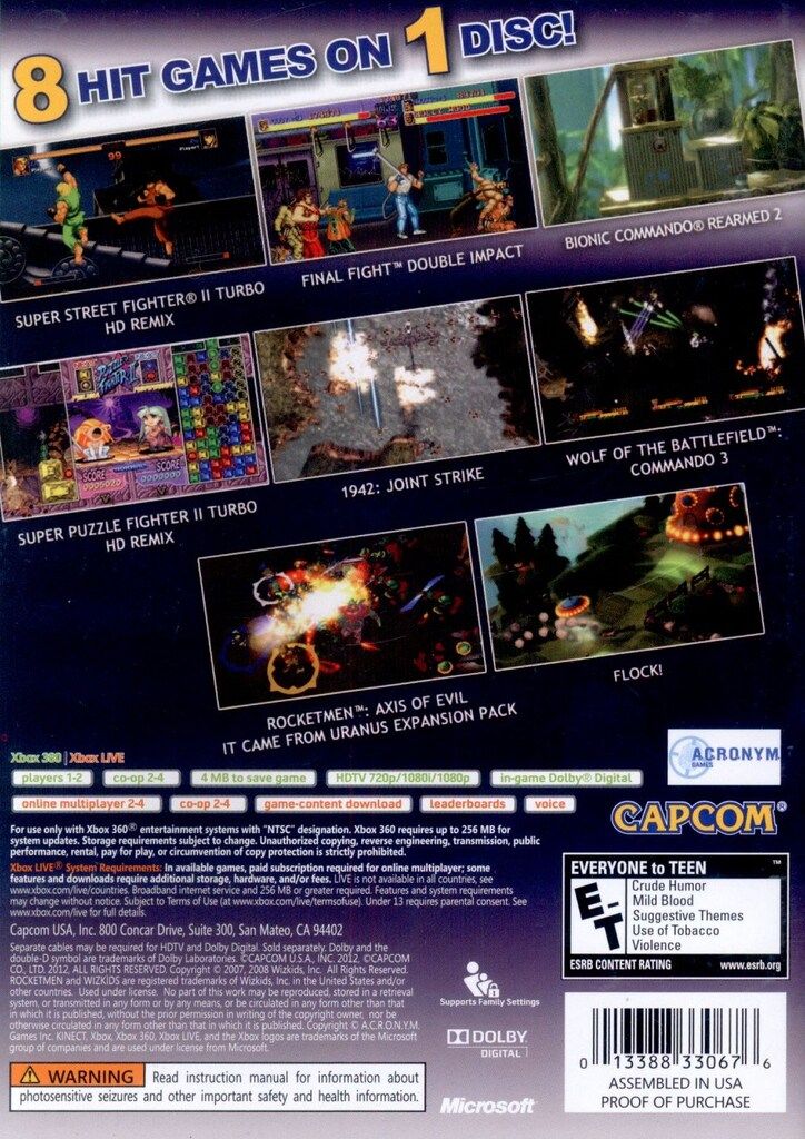 XBOX360 北米版)CAPCOM DIGITAL COLLECTION - メルカリ