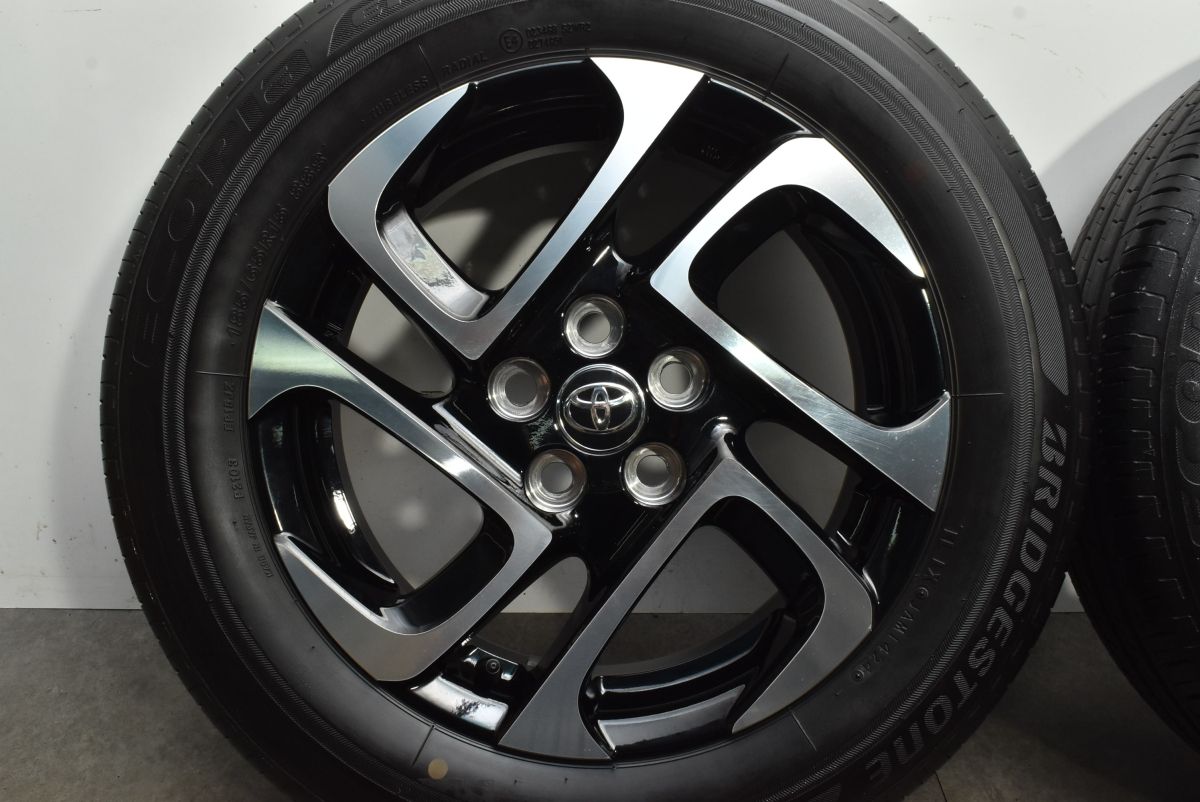 美品】トヨタ 10系 シエンタ 純正 15in 5.5J +40 PCD100 ブリヂストン