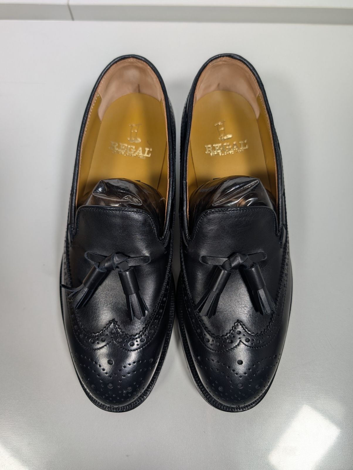 美品/元箱付】REGAL リーガル タッセルローファー JE03 24cm ウイング