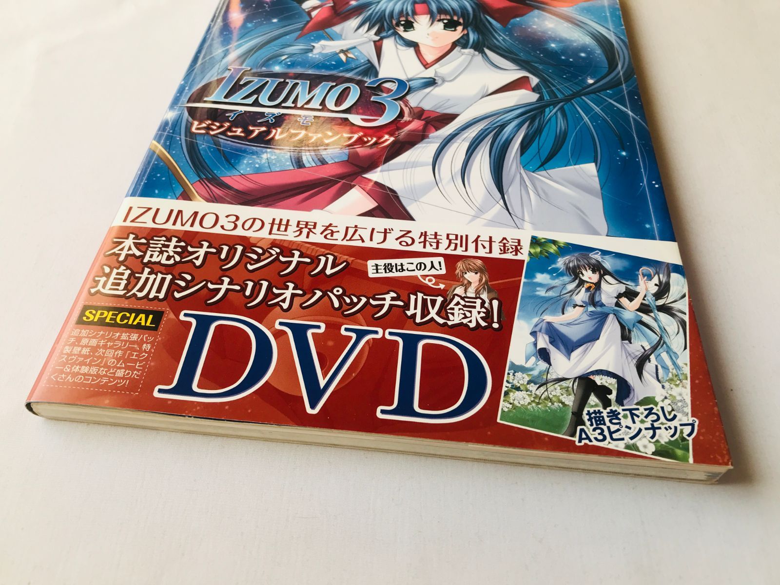 IZUMO3 ビジュアルファンブック 攻略本 初版 帯 ポスター DVD未開封
