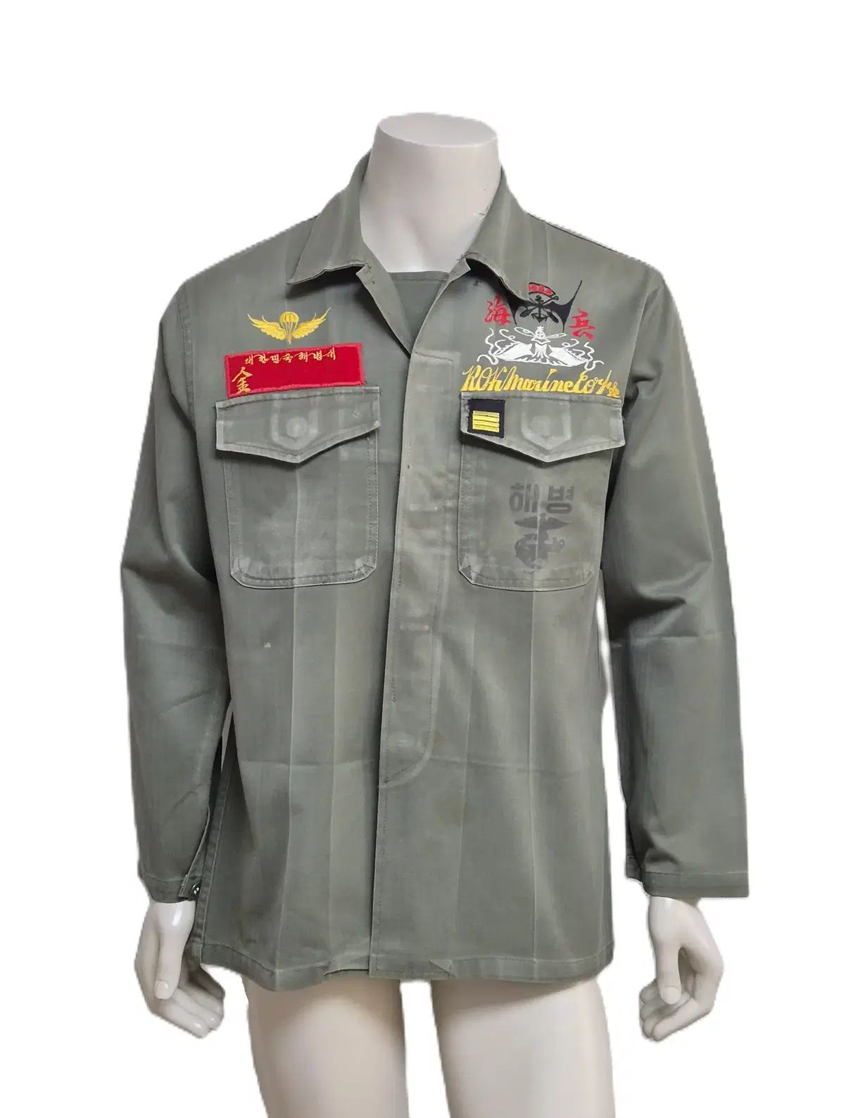 海兵隊 旧モデル 軍服 柄なし トップス ジャケット L