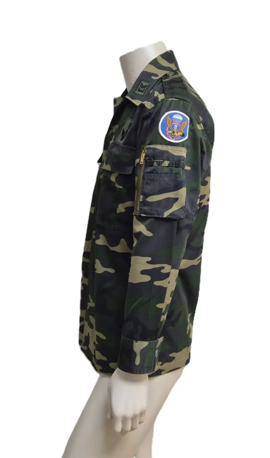 ミリタリー旧モデル 1空挺特殊作戦旅団 中尉 私物 安物戦闘服 トップス ジャケット L