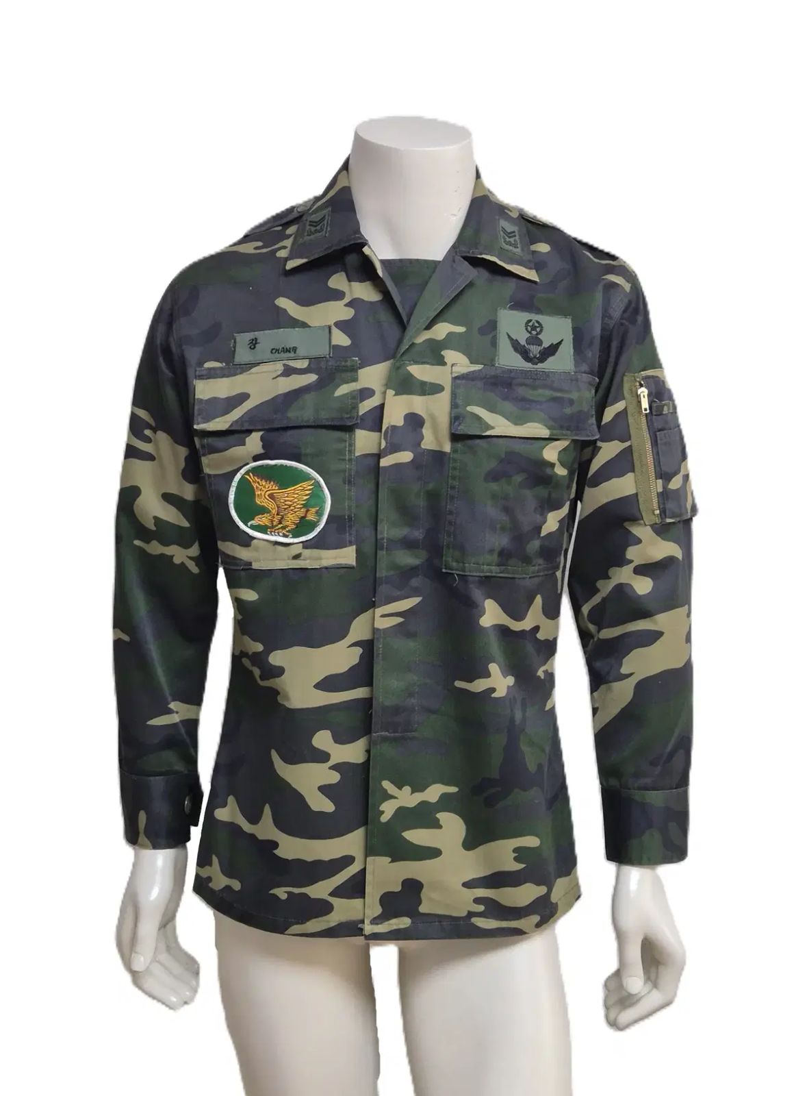 ミリタリー旧モデル 1空挺特殊作戦旅団 中尉 私物 安物戦闘服 トップス ジャケット L