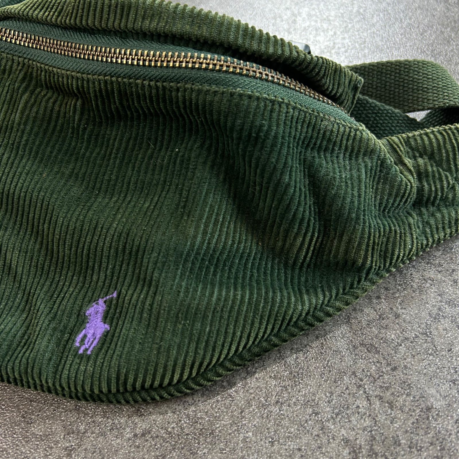 POLO RALPH LAUREN CORDUROY CROSS BODY BAG ポロラルフローレン 