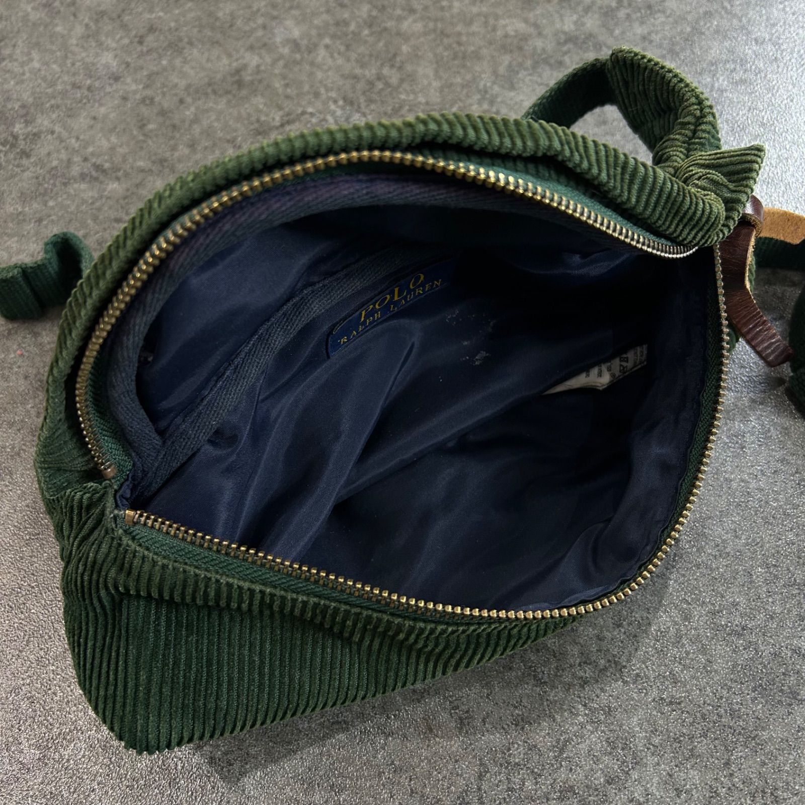 POLO RALPH LAUREN CORDUROY CROSS BODY BAG ポロラルフローレン 