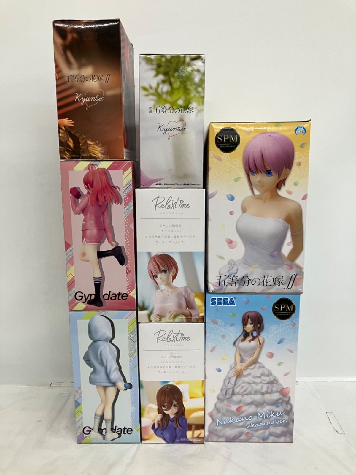 未開封 五等分の花嫁 まとめ フィギュア 中野一花 中野二乃 中野三玖