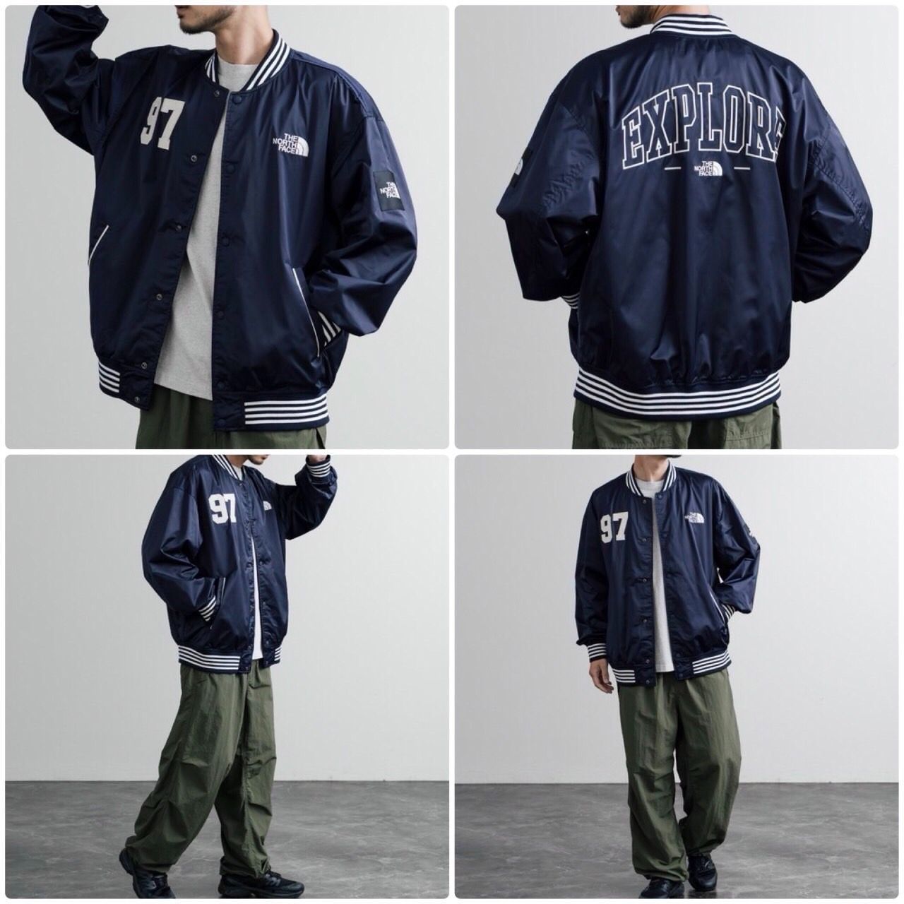 THE NORTH FACE ノースフェイス SPORTY BOMBER JACKET スタジャン