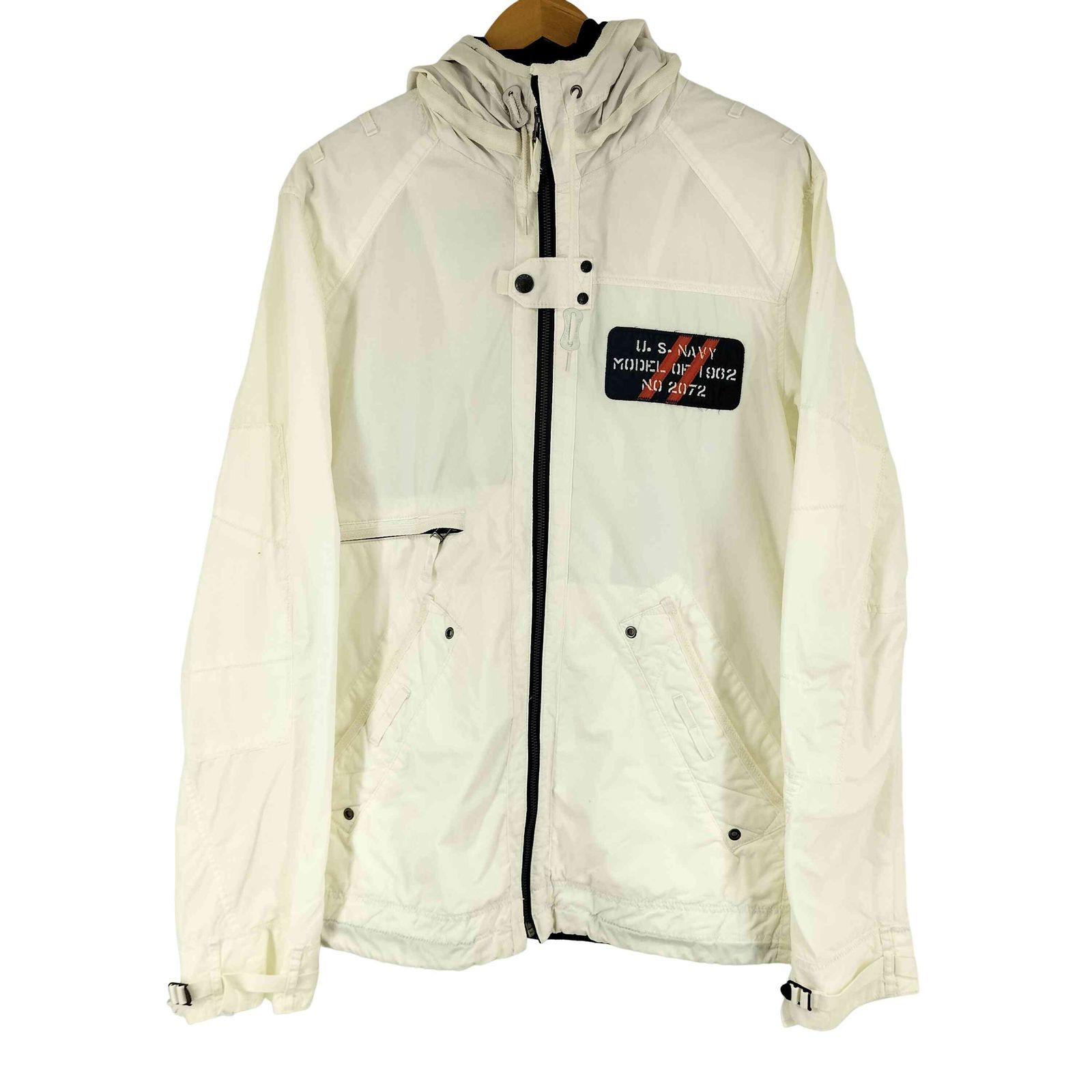 アヴィレックス AVIREX ロゴ ワッペン フーデットジャケット メンズ