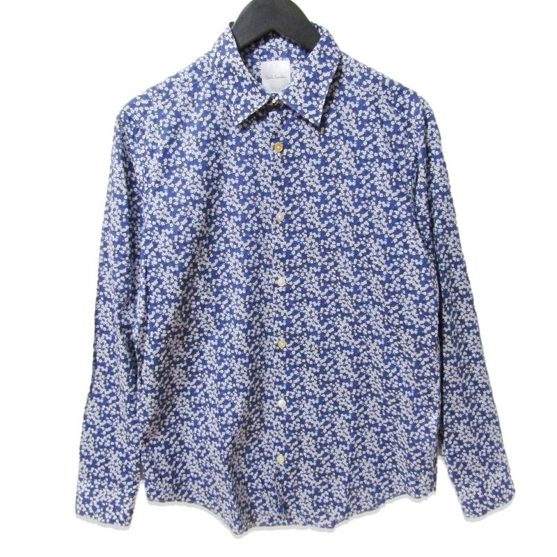 美品 Paul Smith ポールスミス 長袖シャツ 916M HAPPY FLORAL PRINT
