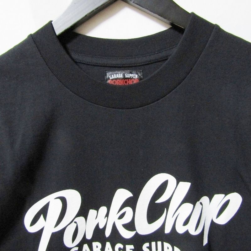 美品 PORKCHOP GARAGE SUPPLY ポークチョップ 半袖Tシャツ MULTI LOGOS