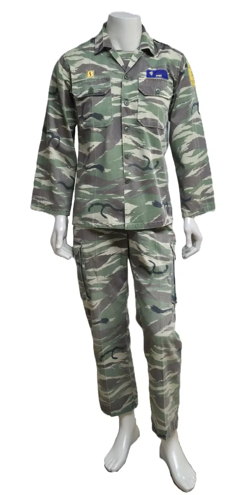 韓国軍 旧モデル 環境公益勤務要員 リザード パータン 軍服 セット S
