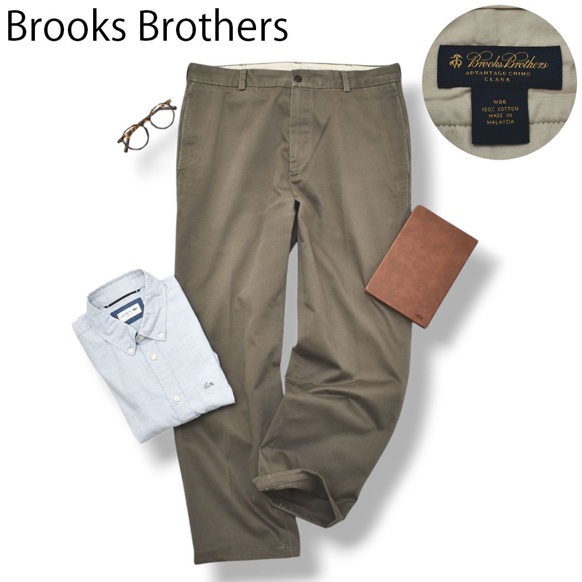 定番】 ブルックスブラザーズ Brooks Brothers ADVANTAGE CHINO CLARK