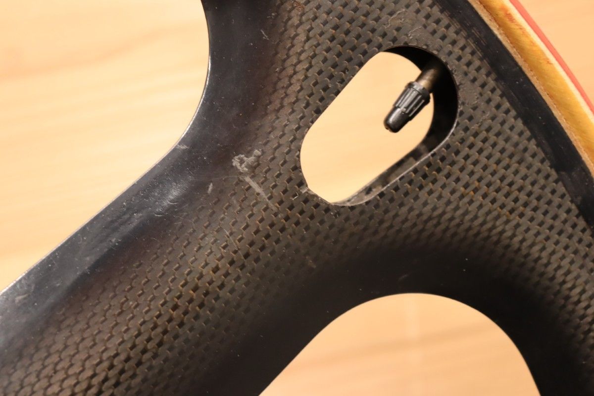 トレカ TORAyCA 3本バトン カーボン チューブラー リアホイールのみ