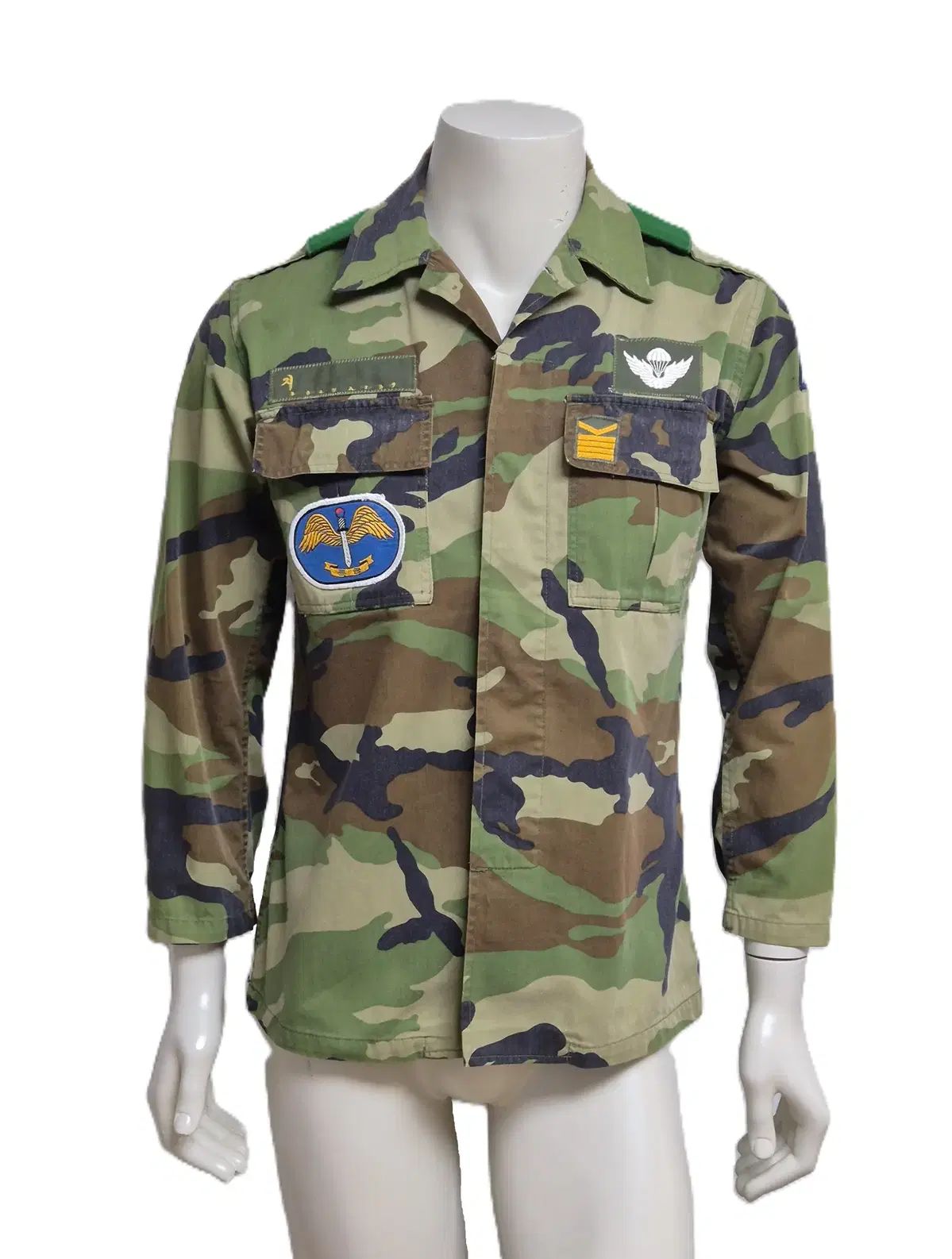 ミリタリー 旧モデル 201特攻旅団 下士官 試験用 迷彩 軍服 トップス ジャケット M