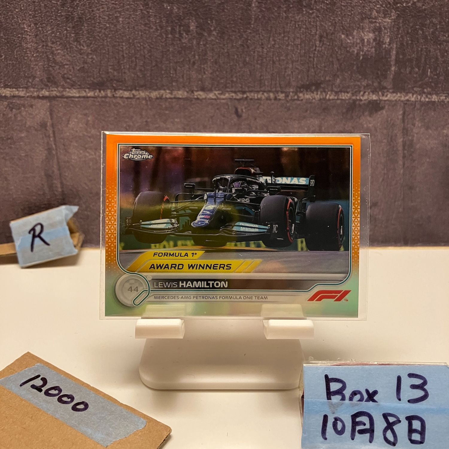 2021 Topps Chrome Lewis Hamilton 20/25 Mercedes-AMG Petronas