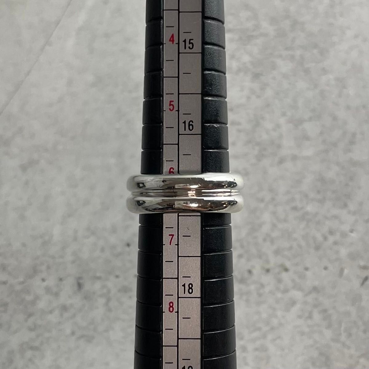 ティファニー 17.5号 ツイスト 925 750 コンビ リング XW7fe