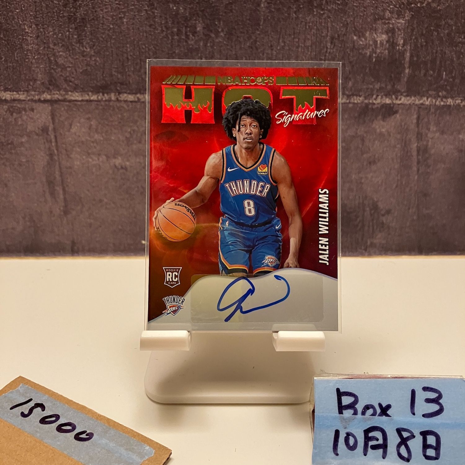 2022 Panini Hoops Jalen Williams 直筆サインカード Oklahoma City
