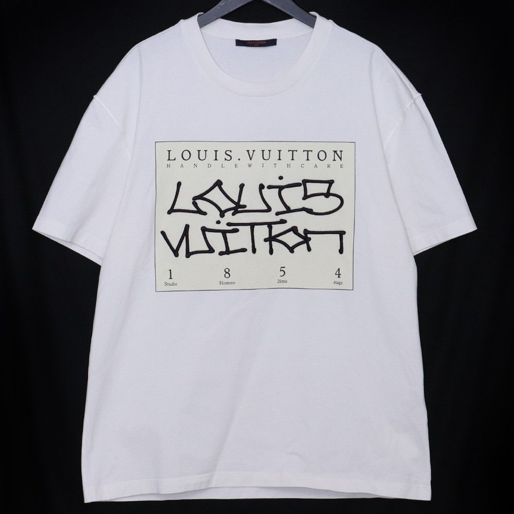 LOUIS VUITTON インサイドアウト グラフィックロゴ刺繍 Tシャツ XXL