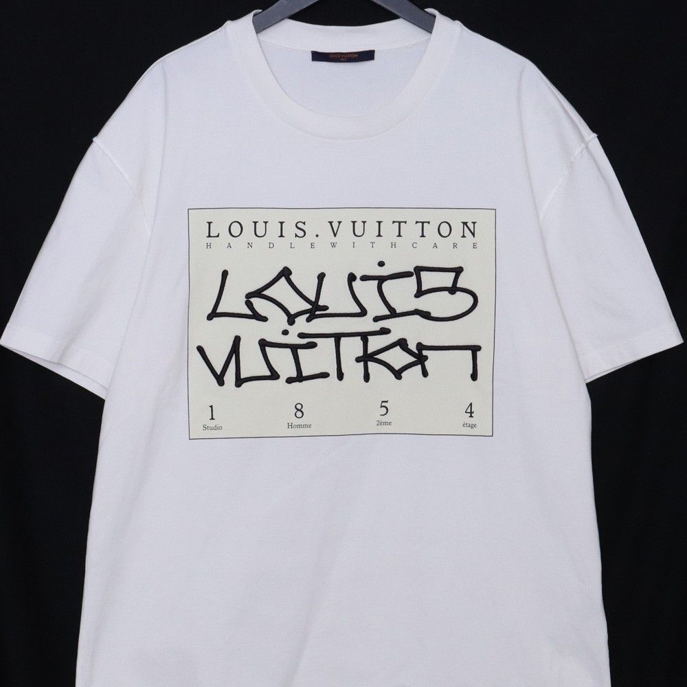 LOUIS VUITTON インサイドアウト グラフィックロゴ刺繍 Tシャツ XXL