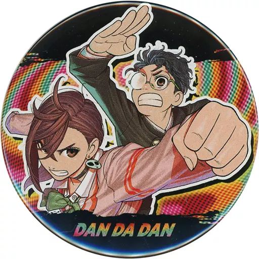 中古】バッジ・ピンズ オカルン(高倉健)＆綾瀬桃(ポーズ) 「ダンダダン