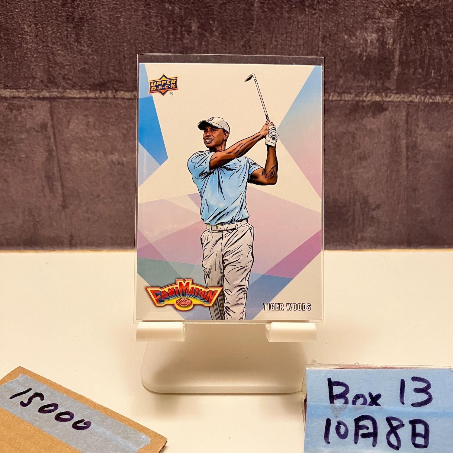 2021 Upper Deck Goodwin Champions Tiger Woods Fanimation カード