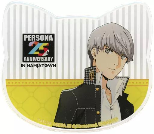 マグカップ 湯のみ 主人公 ペルソナ4 等身 ねこ型アクリルコースター ペルソナ 25 th Anniversary in ナンジャタウン ねこ型アクリルコースター付きソフトドリンク注文特典