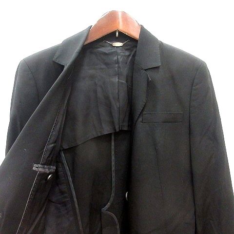 23区 オンワード樫山 テーラードジャケット シングル 背抜き 38 M 黒