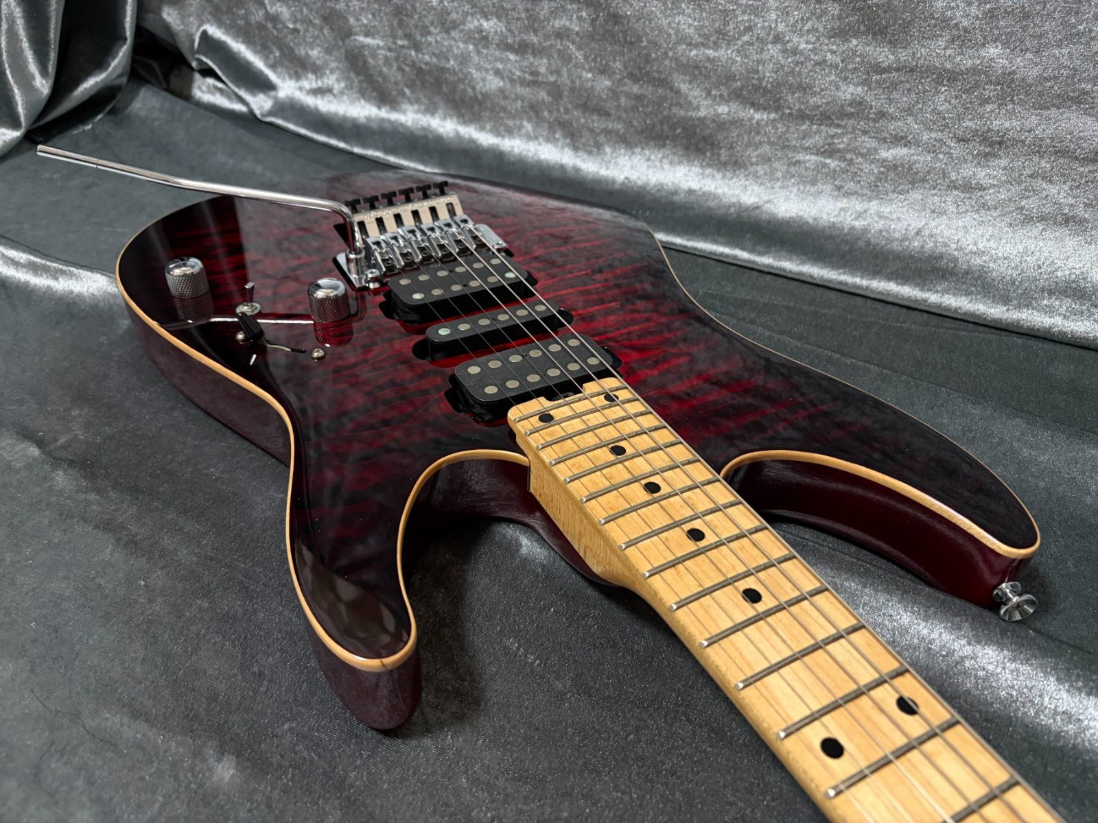定価258,500円 SCHECTER NV-DX-24-AS 国産本格モデル 極上キルトTOP