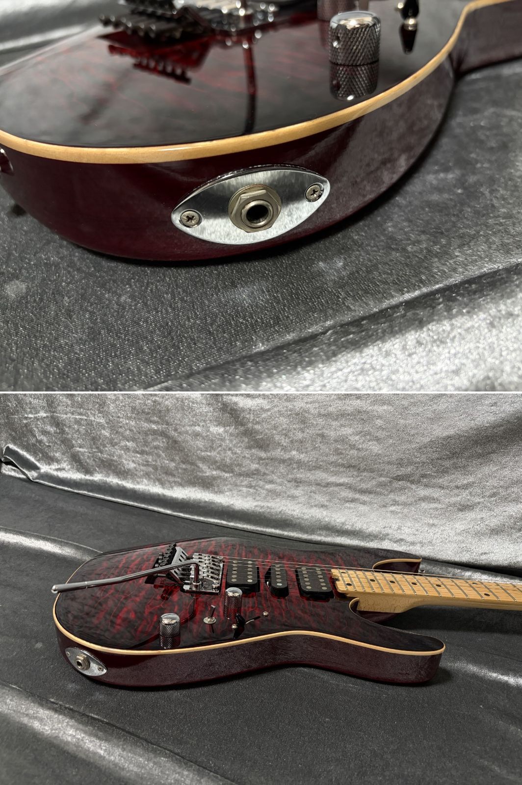 定価258,500円 SCHECTER NV-DX-24-AS 国産本格モデル 極上キルトTOP