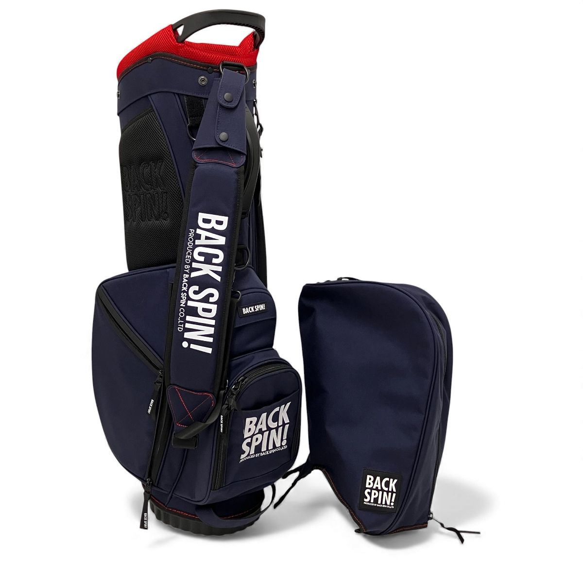 BACK SPIN! スタンド式 キャディバッグ バックスピン ゴルフバッグ