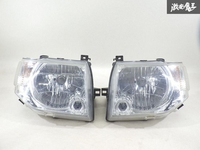 三菱 純正 H58A パジェロ ミニ 2012年 ハロゲン ヘッドライト ランプ
