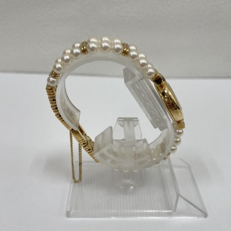 ミキモト JAL 限定 オリジナル パール ウォッチ 4N20-0941 シェル 文字